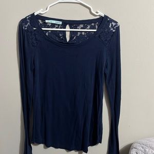 Blue dressy long sleeve
